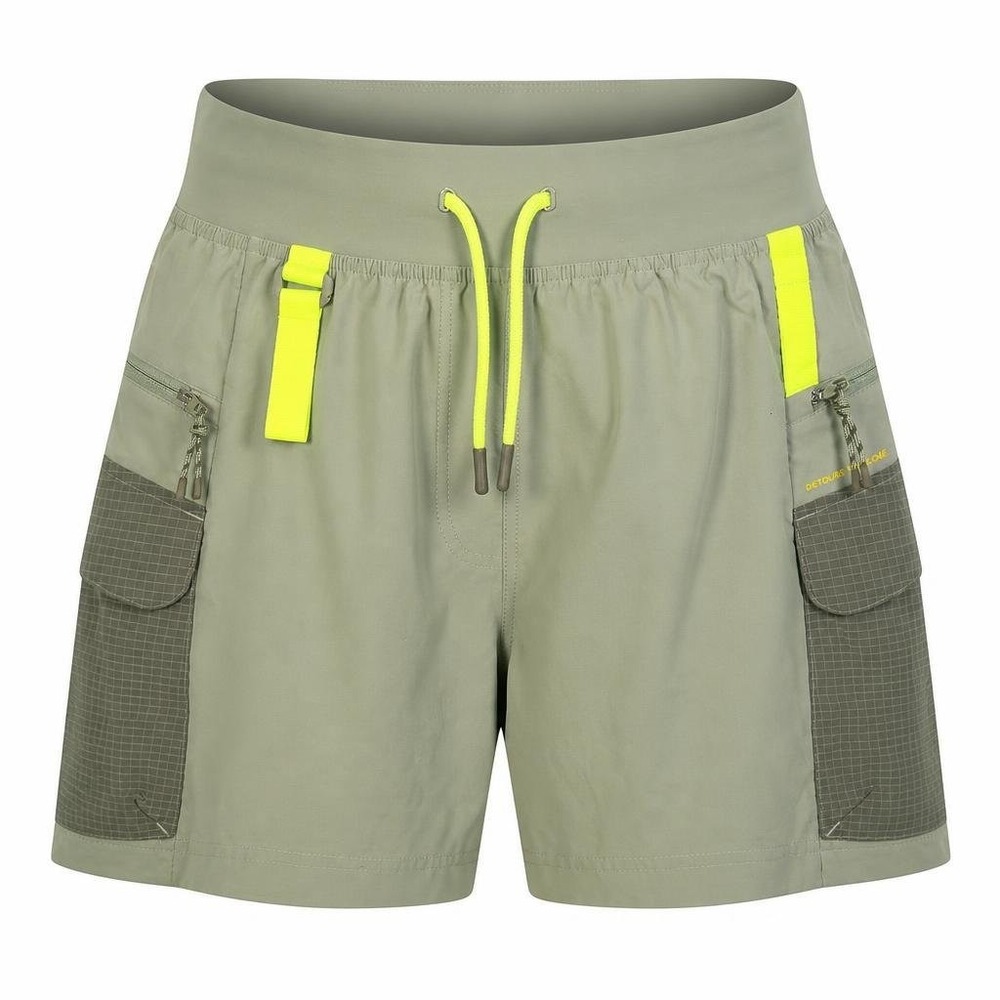 Lululemon Multi-Pocket Cargo HR Hiking Shorts Womens 6 Laurel Green Gorpcore